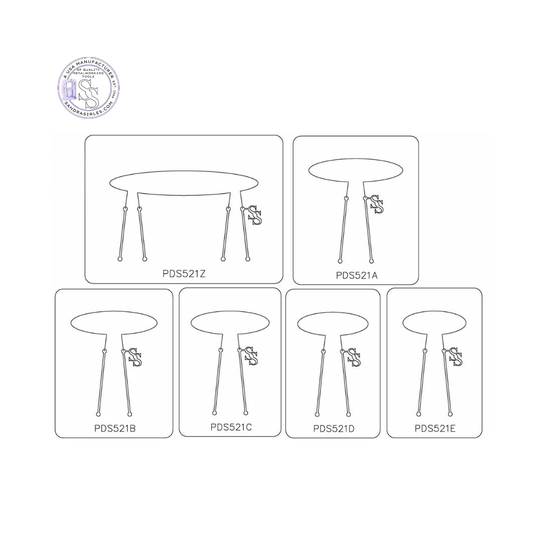 PANCAKE DIE PDS521 SHAPE 21 SKINNY OVAL